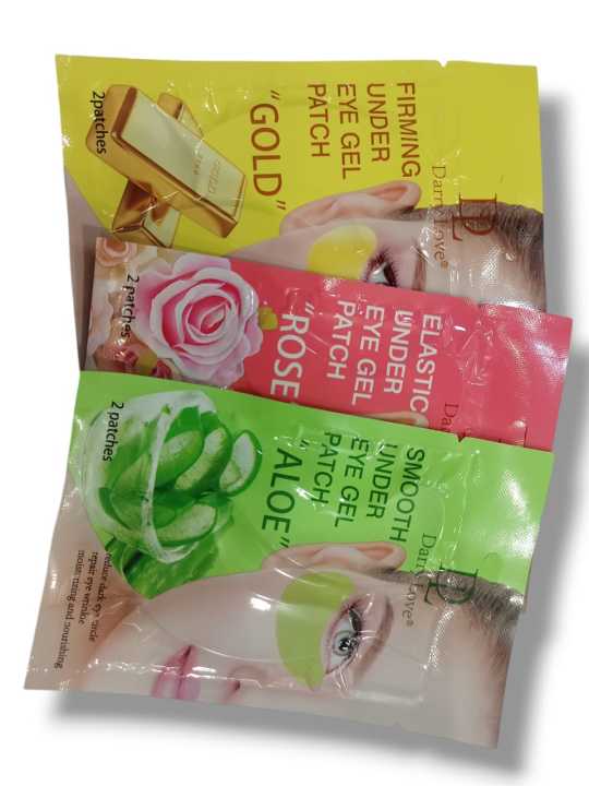 Pack of 3 Darry Love Under Eye Gel Patches - Revitalizing Eye Care