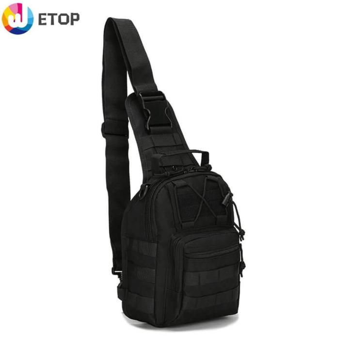 Tactical Sling Bag Outdoor Chest Pack Shoulder Backpack Sport Bag for Trekking, Camping, Hiking, Rover Sling Daypack for Men Women