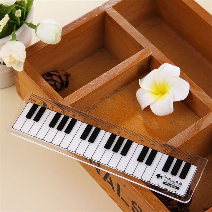 Creative Kids Gifts Scale Ruler Plastic Stationery 15cm Black White ...