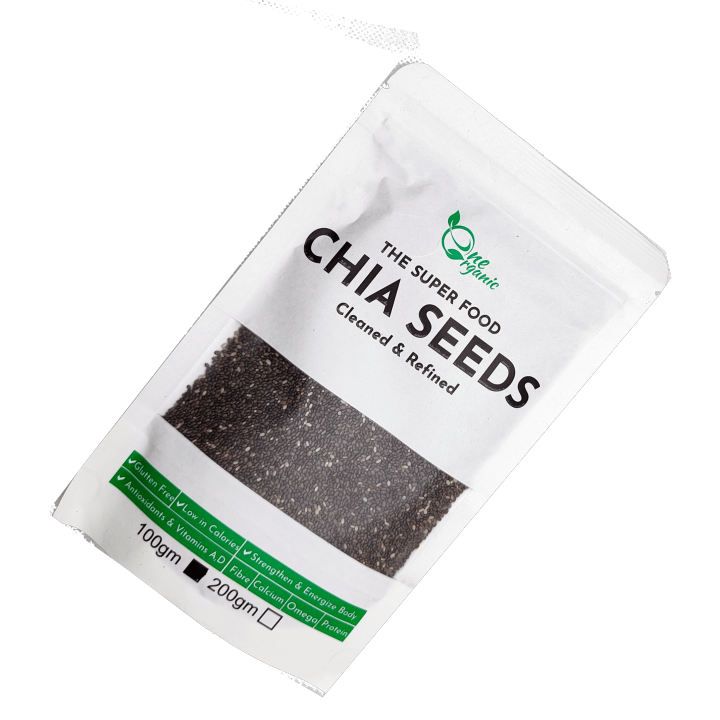 Chia Seeds 100Gm - Clean Organic, Weight Loss