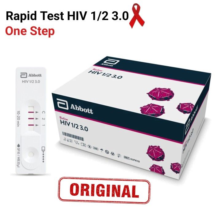 HIV 1/2 3.0 Abbot Rapid test (25 Strips)