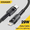 Essager PD 29W USB C to Lightning Fast Charging Cable For IPhone 14 13 12 11 pro Max XS iPad Pro. 