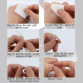New Nose Ring Jewelry Dermal Anchor Top Sticker Fake Belly Eyebrow Lip Piercing Non Piercied Earring Stud Set. 