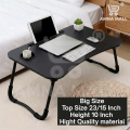AMNA MALL | Laptop Table for Bed | Foldable & Lightweight Bed Desk for Online Classes | Reading | Eating & Office Work | Portable Laptop Table | Laptop Table | Folding Laptop Table | Laptop Table With Tray | Laptop Table With Drawer | Laptop Desk. 