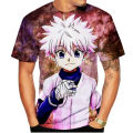 Fashion Men Clothing New Anime Hunter X Hunter Killua 3D Print T-shirt Personalized Harajuku Street Unisex Oversized T Shirt. 