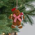 Christmas Gingerbread Man Ornament for Christmas Tree for Party Decor Sturdy. 