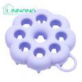 Scalp M ager Brush Flower Shape Silicone Shampoo Brush Scalp M ager Hair Scrubber for Dry/wet Use Gentle Bathroom Brush with Silicone Bristles Shower Scalp Brush. 