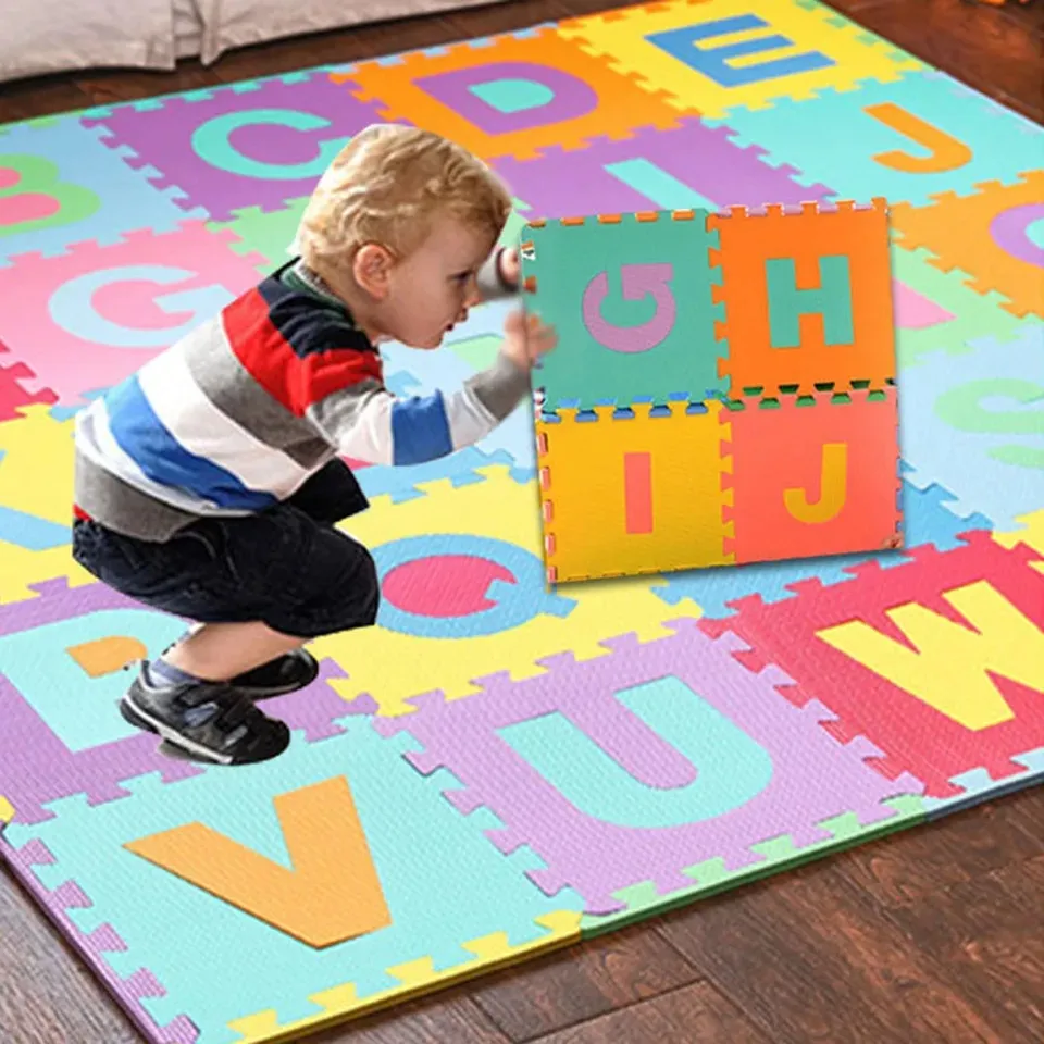 36Pcs Alphabet Eva Play Mat Baby Room ABC Foam Puzzle Kids