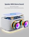 EZVALO (CSD01) Alarm Clock with Wireless Charging,Multifunctional Alarm Digital Clock with Bluetooth Speaker,Dimmable LED Display with 9V&2A USB & USB C PD Fast Charging Port,Clock Radio, Halo Night Light for Bedroom,Aesthetic Bedside Alarm Clock. 