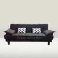 Jutt Black Sofa Combed 3 Seater Stylish Tafteen Design Colour Can be Customised {{ Special offer } Available. 