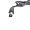 Laptop Charger Cable - 2 Pin DC Jack Connector with 7.4x5.0mm Plug - 1.2M DC Power Adapter 2 Core Cable Cord - Compatible with hp Laptops - Sleek Black Design. 