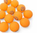 Pack Of 20 - Ping Pong Double Circle Balls Durable Beating Wear-resistant Training Ball Strong Elastic Sports Products for Table Tennis Game - Orange. 