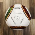 Jabulani World cup Football White Fire Match Soccer Ball 2010 Size 5 with free Nozzle by King Sports. 