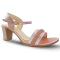 Shozi's Party Wear Fancy Heel shoes Sandal for women Sytlish Latest Fashion New Design and Collection in Maroon. 