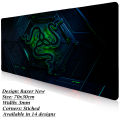 Razer Large Gaming Mouse Pad Thick Non Slip Rubber Base Mouse pad Mice Smooth Cloth Mouse Pads for Computers. 