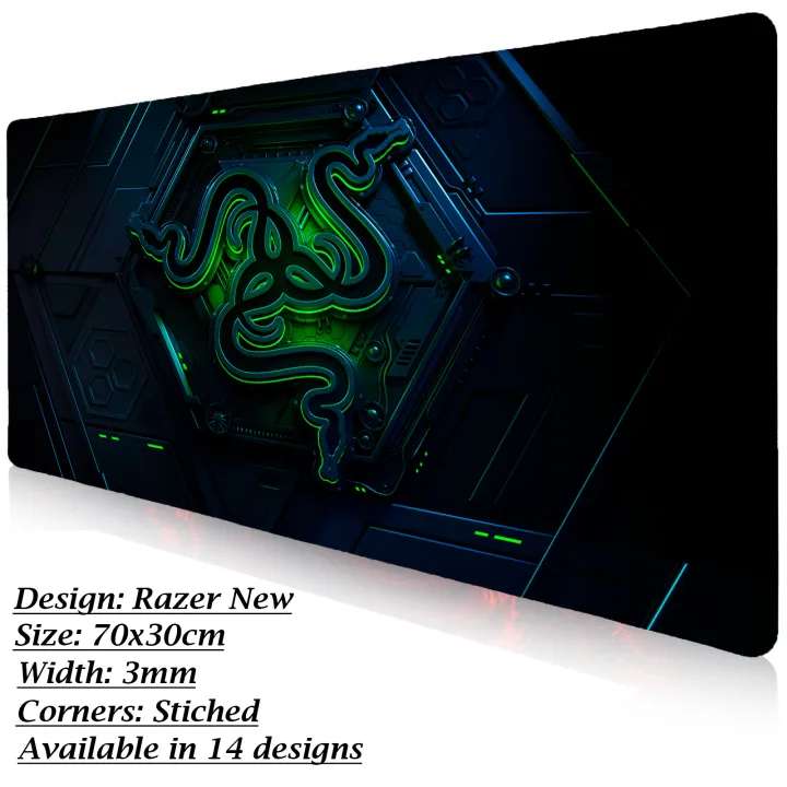 Razer%20Large%20Gaming%20Mouse%20Pad%20Thick%20Non%20Slip%20Rubber%20Base%20Mouse%20pad%20Mice%20Smooth%20Cloth%20Mouse%20Pads%20for%20Computers%20-%20Image%202