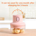 Wonderlife Wireless Mini Electric Garlic Food Chopper Ginger Vegetable Crusher Cutter Food Blender Processor. 