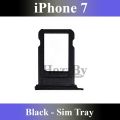 Apple iPhone 7 SIM Tray Slot Door Jacket Replacement Black. 