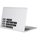 Motivation Quote Switch Vinyl Decal Laptop Sticker, Laptop Stickers by Zain  Sticker. 