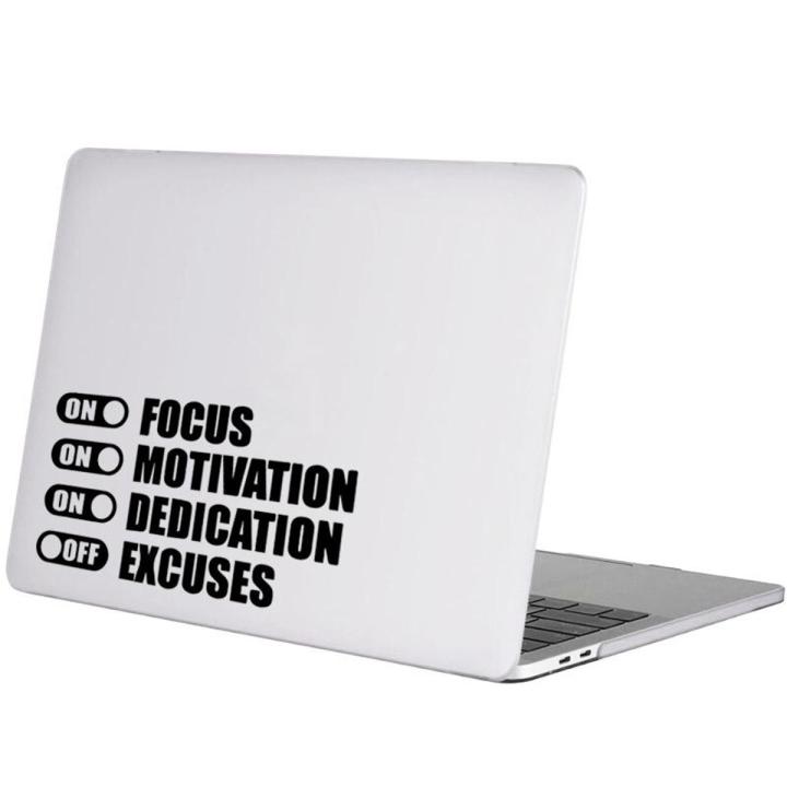 Motivation Quote Switch Vinyl Decal Laptop Sticker, Laptop Stickers by Zain  Sticker