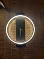 LED Wall Clock - Indoor Modern Decorative LED Wooden Fancy LED Wall Clock. 