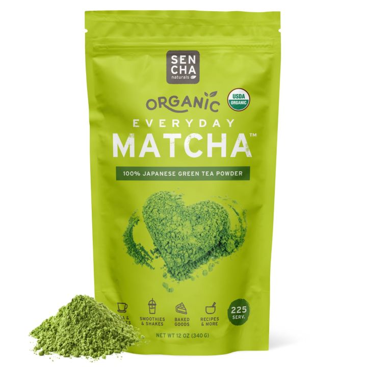 SEN CHA Naturals Organic Matcha Powder, Authentic Japanese Green Tea ...