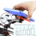 Quad Lock Motorcycle Electric Bike Phone Holder Quick Mount Bicycle Mobile Phone Stand Universal 360 Degree Rotation Cycling Bracket. 