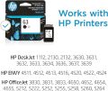 HP 63 Black Ink Cartridge | Works with HP DeskJet 1112, 2130, 3630 Series; HP ENVY 4510, 4520 Series; HP OfficeJet 3830, 4650, 5200 Series | Eligible for Instant Ink | F6U62AN Certified by Asian Traders with Returned warranty. 