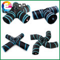 【ETOP】Indoor 2/3/4 5-way Collapsible Cat Tunnel Tube Kitty Tunnel Bored Cat Pet Toys Peek Hole Toy Cat Puppy Kitty Kitten Rabbit. 