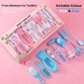 Baby Health Care Kit Kids Nail Hair Health Care Thermometer Grooming Brush Clipper Teether Toothbrush Baby Essentials. 