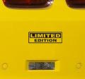 3.6 cm x 10.4 cm popular Text "LIMITED EDITION Black" car sticker Window,Body and decal vinyl auto laptop, motorcycle sticker. 