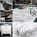 US Dealz Self Adhesive Black Marble Sheet for Kitchen - Anti Oil and Heat Resistant Wallpaper Small Size 60 x 100 cm Large Size 60 x 200. 