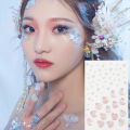 Mermaid Eye Accessories Glitter For Face Fish Scale Butterfly Face Stickers Glitter Makeup Eye Seashell Sequins. 