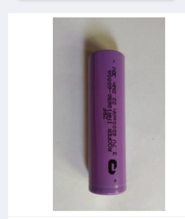 lithium battery cell 3.7v 6000mah rechargeable cell 1 psc