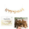 Happy Birthday Cursive Banner Theme Collection,  First, 2nd, 3rd Birthday Parties Decoration Themes, HBD Party Decor Set, For Boy Girl or Family Member, Second & Third Birth day Themes Celebrations Events Supplies. 