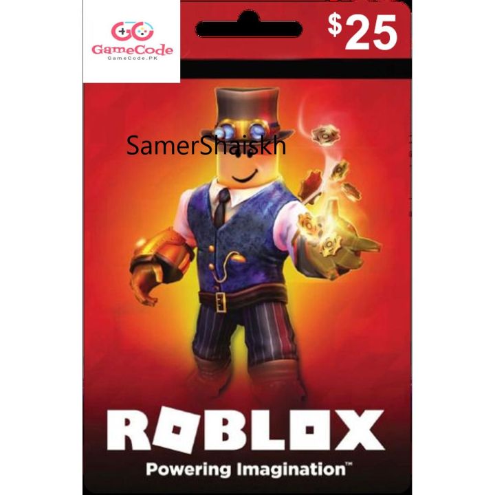 Roblox Gift Card - 25 USD ( USA REGION )