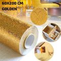 60 by 200 CM Size Foil Sheet Golden Aluminium Foil Aluminium Foil Sticker Aluminium Foil Sheet Kitchen Waterproof Self-Adhesive ( Golden) 60x200CM Self Adhesive Golden/Silver Aluminum Foil Sticker Sheet Roll for Kitchen - Oil Proof Waterproof Aluminium. 