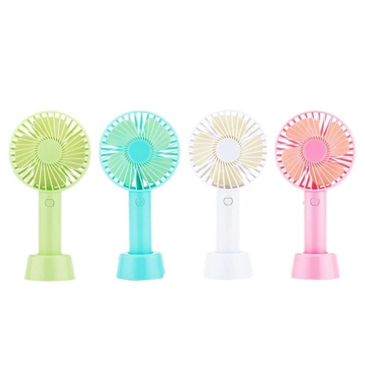 Portable Electric Rechargeable Handy Cooling Fan With Rechargeable Cell