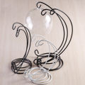 Customized Gold, Black and White Fancy Rack For a small pot or glass pot for home decoration made with iron Only Iron Stand. 