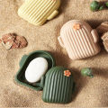 Cute Cartoon Drain Soap Box With Cover Lovely Cactus Soap Case Portable Bathroom Toilet Household Supplies Waterproof. 
