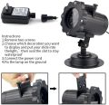 LED Projection Lamp, Effect Lighting Projector, with 16-Piece Switchable Patterns and Remote Control, Indoor and Outdoor Decoration for Party & Birthday.. 