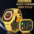 G9 Ultra Pro 2.03HD Screen Gold Smart Watch Ultra Series 8 NFC Bluetooth Call Men and Women Smartwatch Watch Ultra Wireless Charging. 