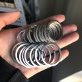 10pcs/Lot Stainless Steel Make Keychain Key Ring Flat Key Holder Split Rings Keyfob Accessories for DIY Jewelry Making Wholesale. 
