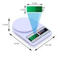 Digital Kitchen Scale -10kg Electronic Kitchen Scale – Digital Weighing Machine - Digital Mini Scale - Versatile Weighing for Food, Jewelry, and Parcels. 