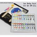 Keep Smiling 24pcs Acrylic Painting Colors Acrylic Paint Set Of 24 Pieces. 