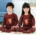 Brown Star Bear Kids wear For Baby And Baba. 