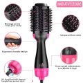 3-in-1 Hair Dryer Brush - One Step Hot Air Brush for Women - Hair Straightener, Curler & Volumizer | Ionic Blow Dryer & Hot Air Brush for Women | Best Hair Styling Tool in Pakistan - Hair Straightener Comb for Drying - Hair Dryer Styler by Momo & Meshi. 