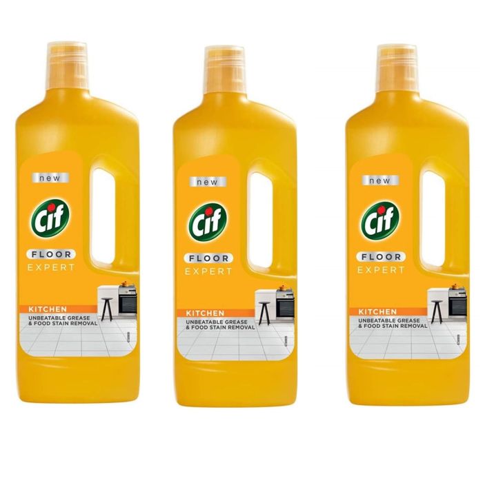 Cif Floor Expert Kitchen Floor Cleaner Pack Of 3 Pcs 750ml x 3