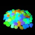 Pack of 20- Glow In The Dark Stones Different Colors Glow Pebbles Decorative Luminous Glowing Stone Solar Pebbles For Walkways, Garden, Yard Flowerpot, Fish Tank, Swimming Pool. 
