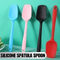 Silicone Spatula Heat Resistant Slotted Spatula Non-stick Rubber Spoon. 